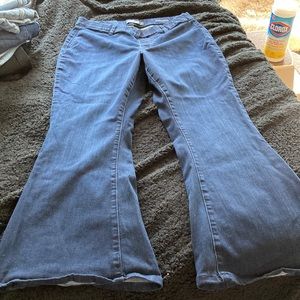 Judy Blue Pull On Super Flare Jeans Size 16W